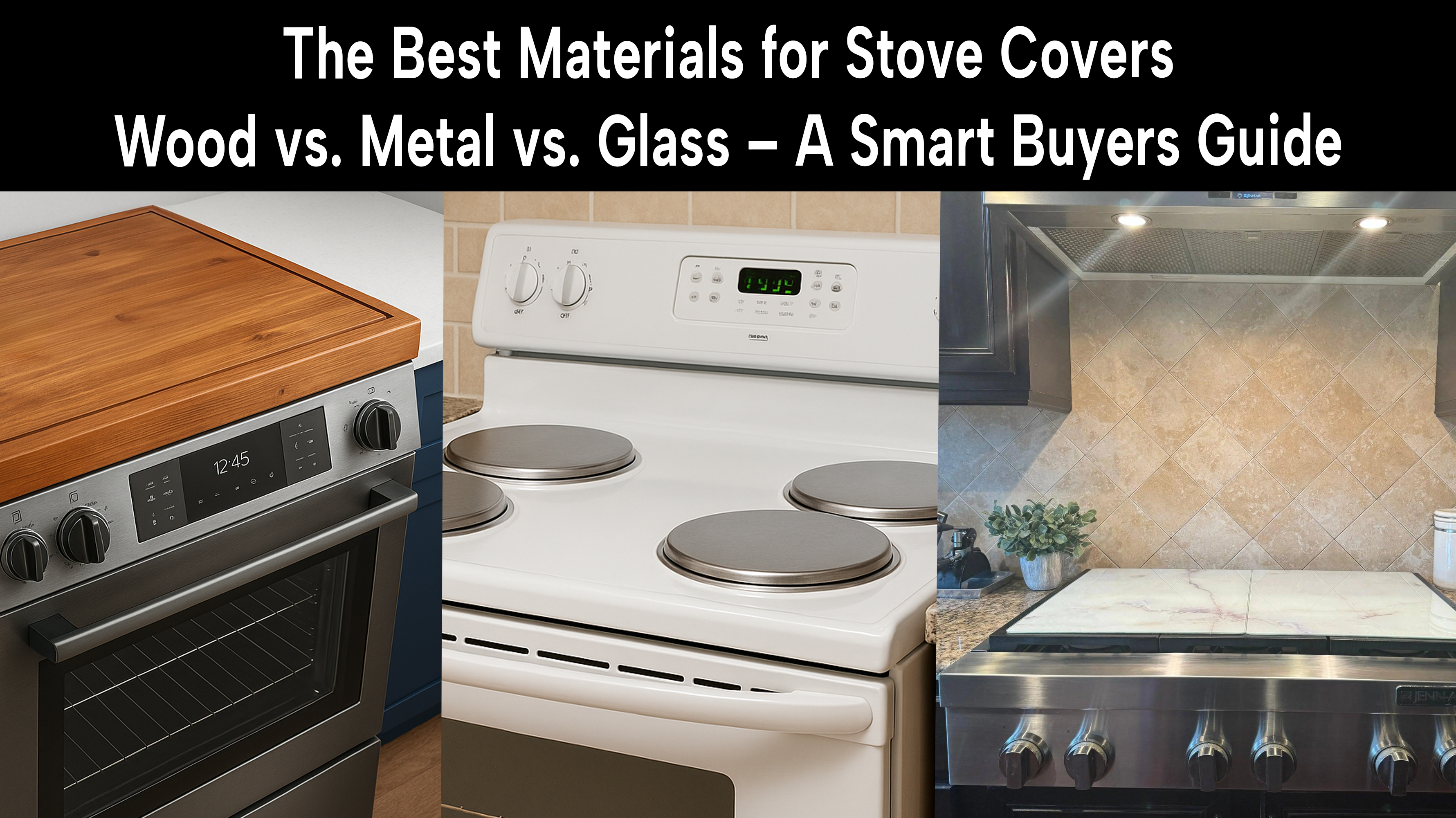 The Best Materials for Stove Covers: Wood vs. Metal vs. Glass – A Smart Buyers Guide