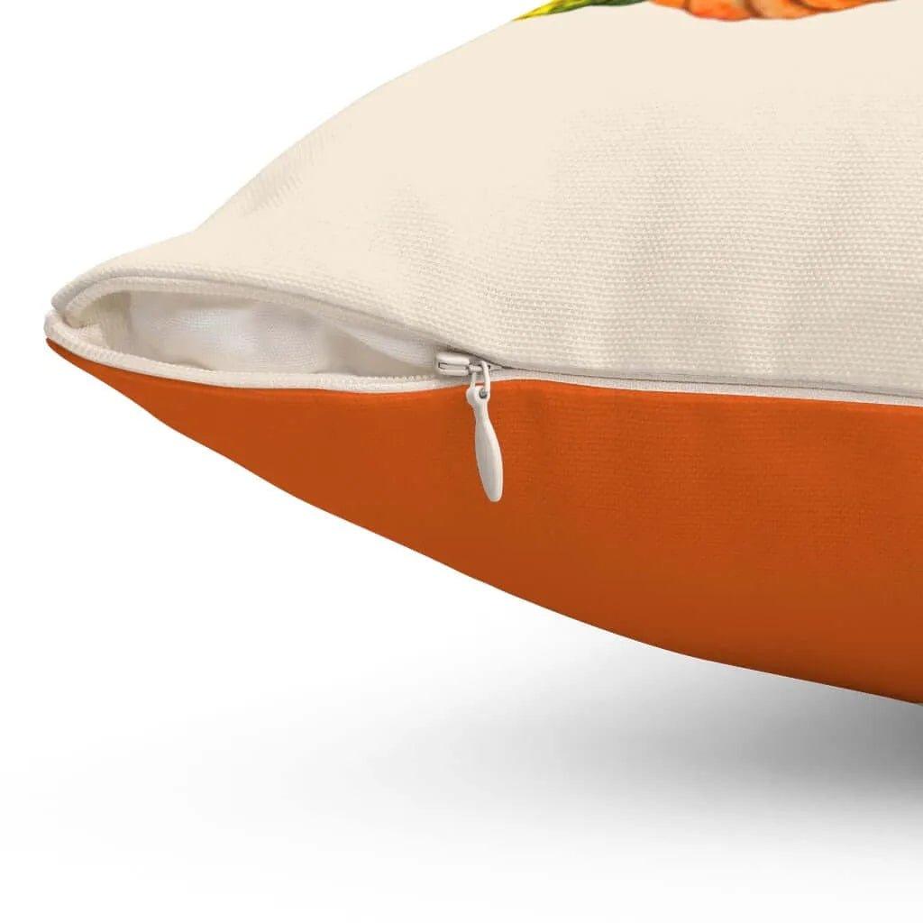 Autumn Blue Pumpkin Throw Pillow Cover - Festive Fit Home