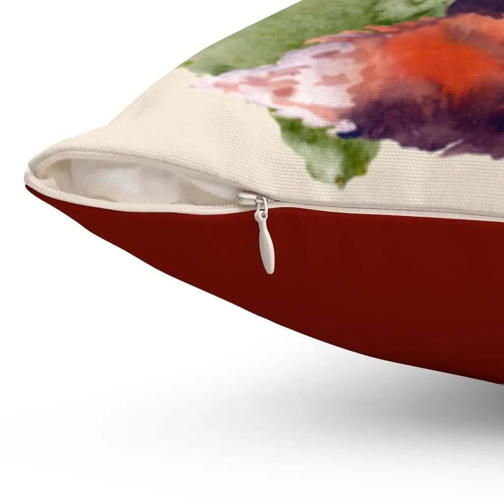 Autumn Sitting Fox Throw Pillow Cover - Festive Fit Home