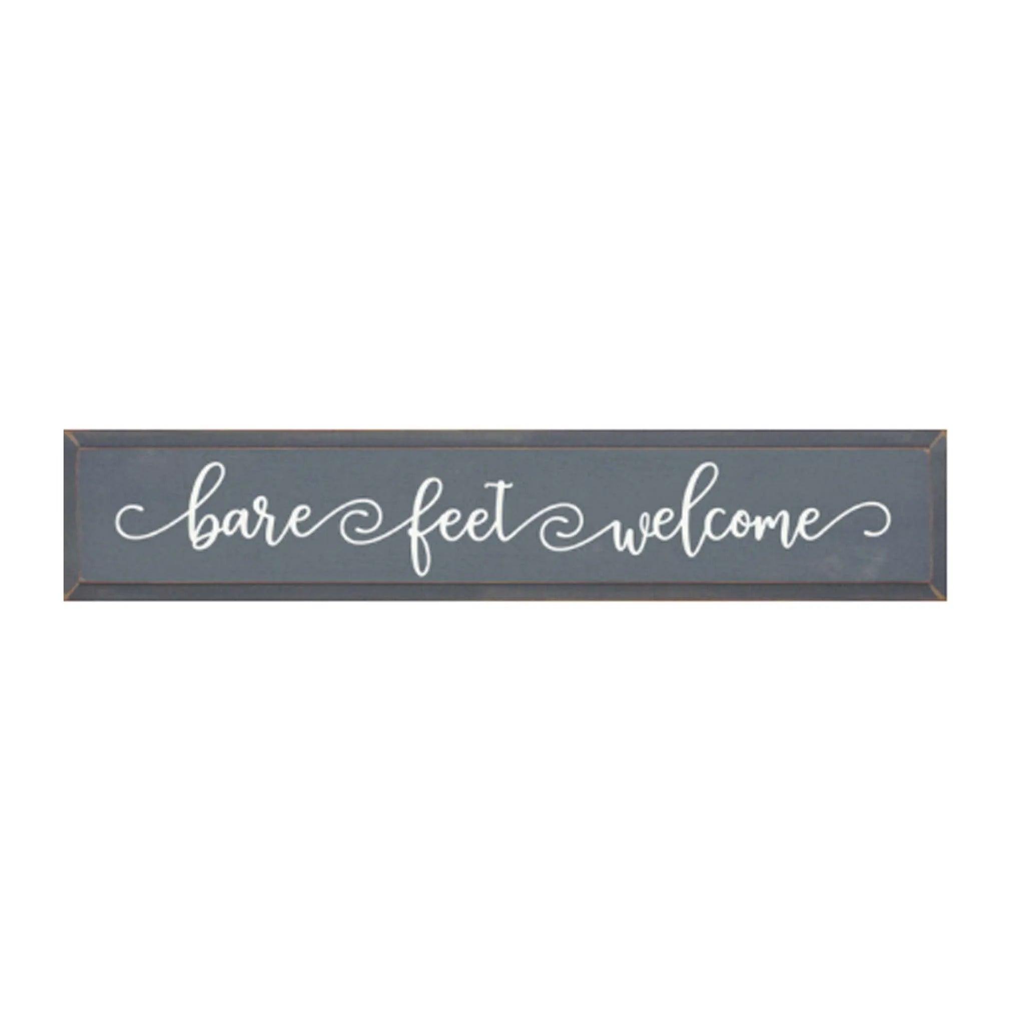 Bare Feet Welcome - 7"x36" - Festive Fit Home