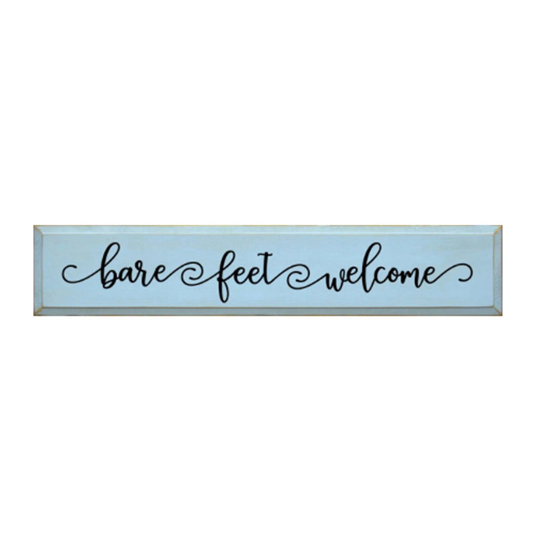 Bare Feet Welcome - 7"x36" - Festive Fit Home