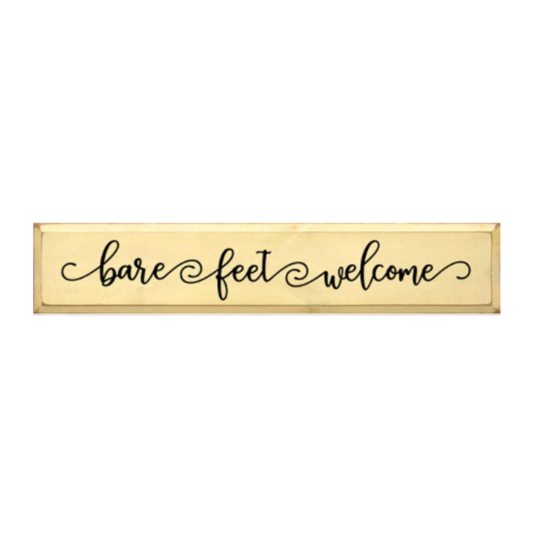 Bare Feet Welcome - 7"x36" - Festive Fit Home