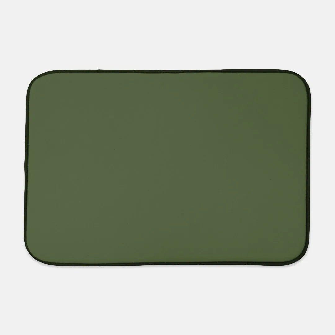 Basic Green Dish Drying Mat - Festive Fit Home