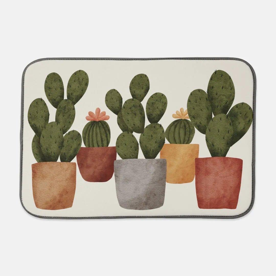 Cactus Dish Mat - Festive Fit Home