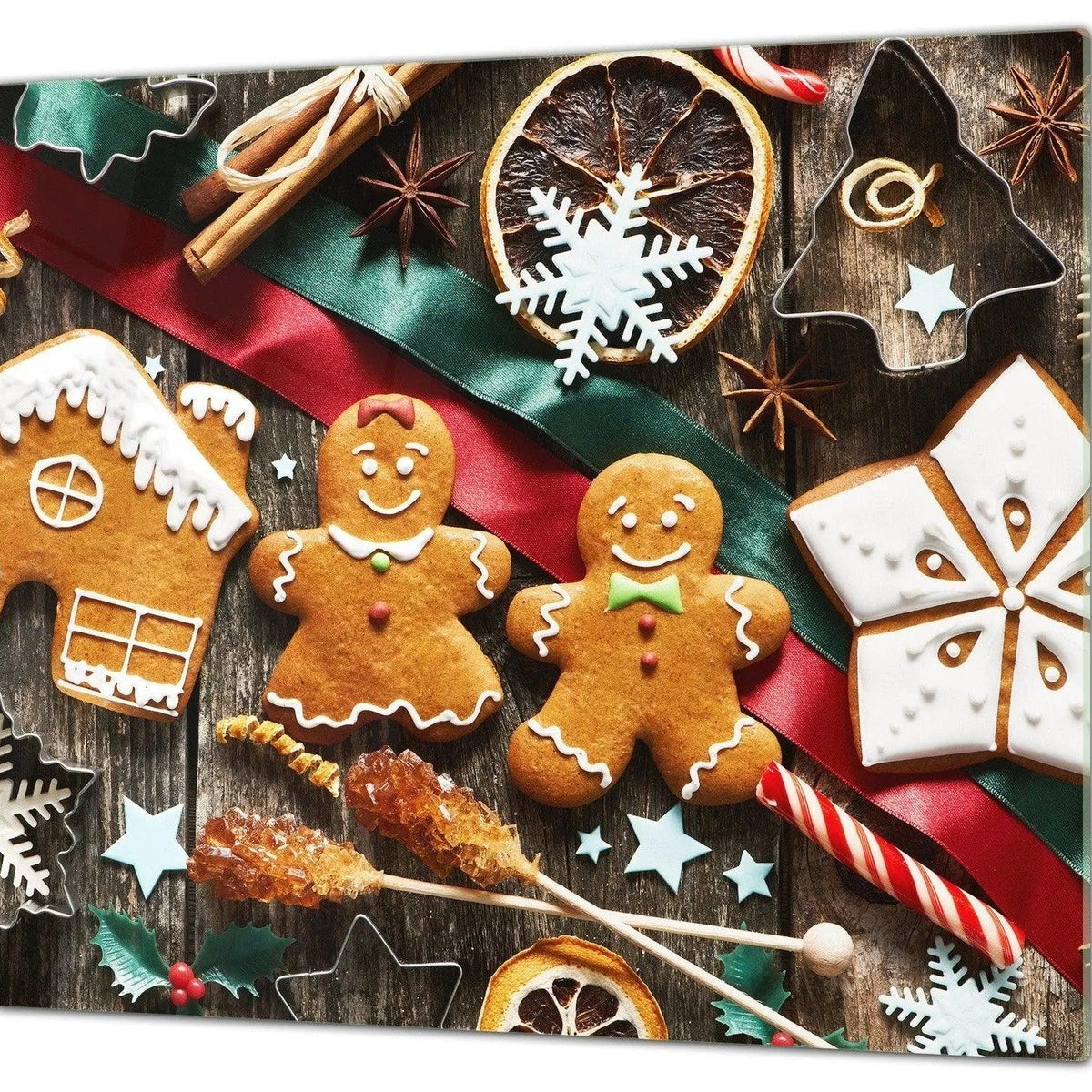 Charcuterie Board Gingerbread Cookies Holiday Serving Tray