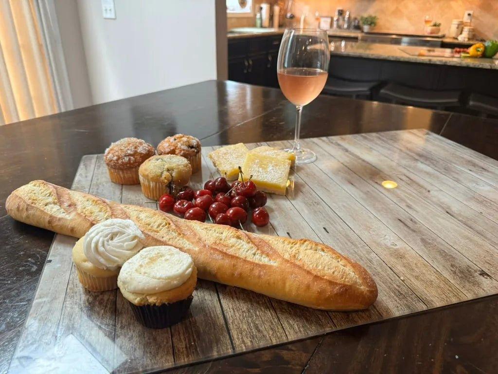 Charcuterie Board - Rustic Wood Plank | Party Tray & Serving Platter - Festive Fit Home