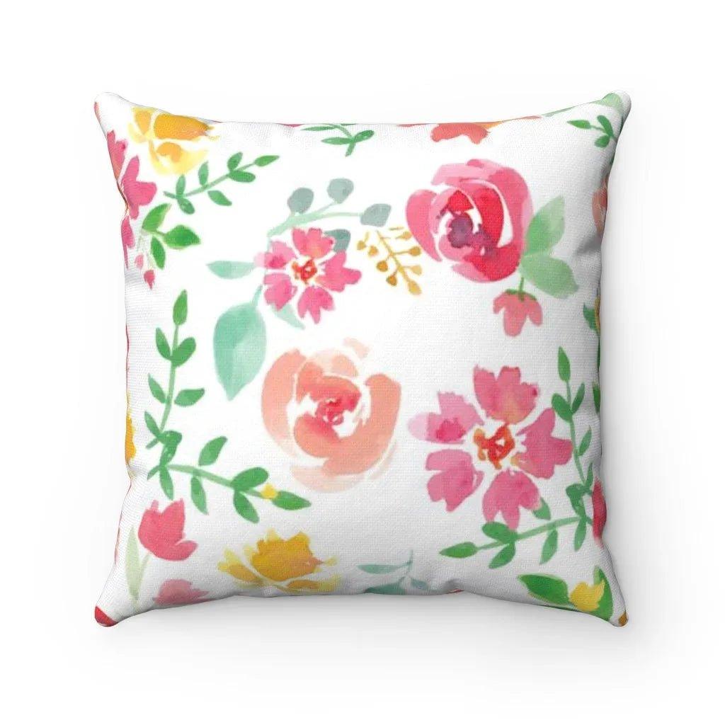 Cheerful Flower Square Pillow Cover - Festive Fit Home