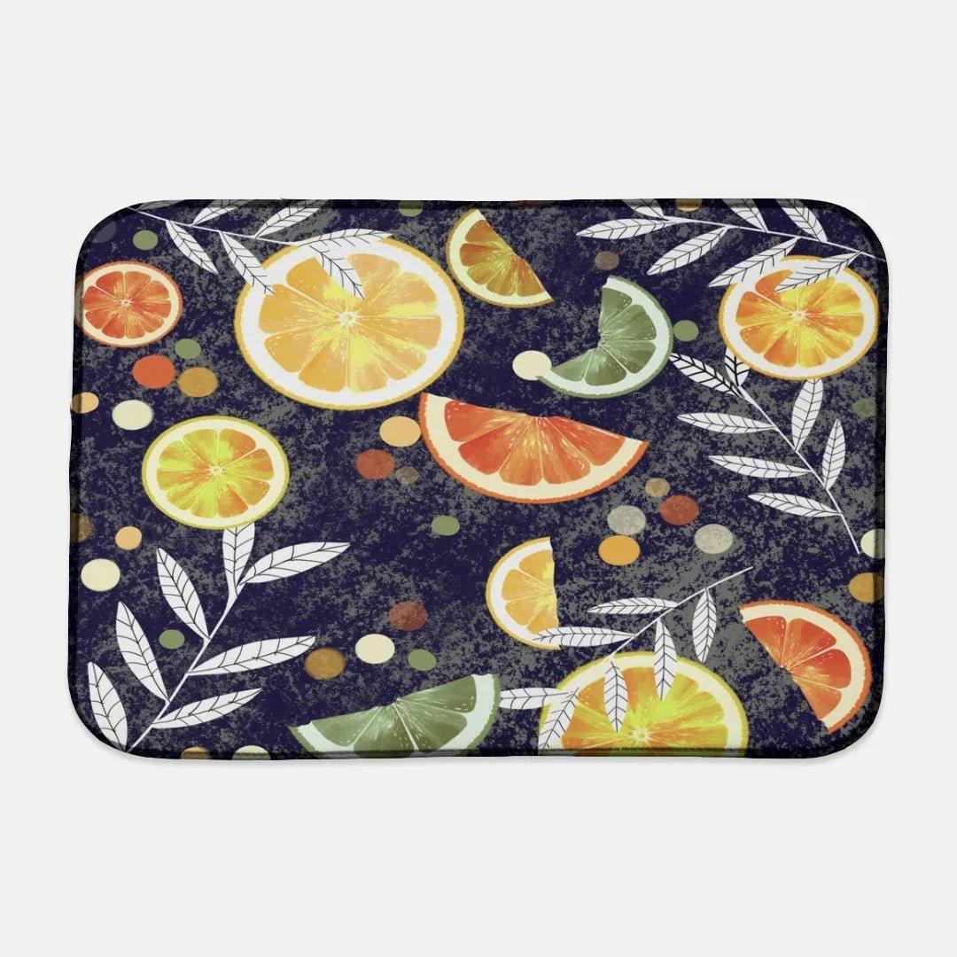 Citrus Fruit Dish Mat - Festive Fit Home