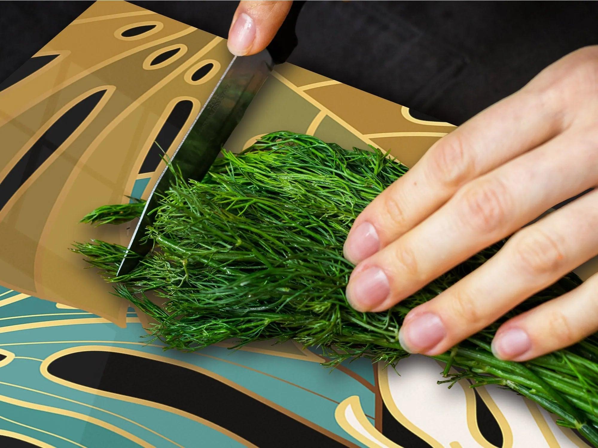 Cook Top Cover - Tropical Palms | Gas and Electric Stove Top Cover | Noodle Board - Festive Fit Home