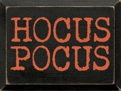 Halloween Wood Sign Hocus Pocus - 9"x12" - Festive Fit Home