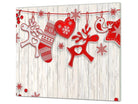 Holiday Charcuterie Board - Reindeer Garland | Christmas Party Tray & Serving Platter - Festive Fit Home