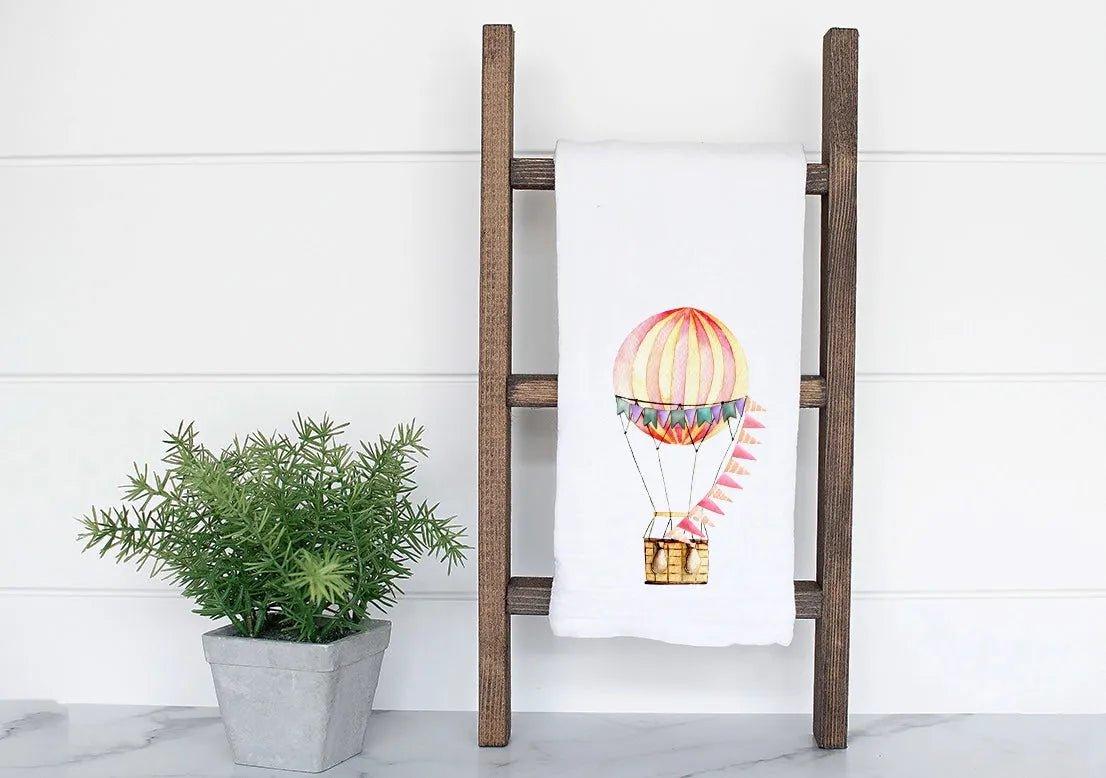 Hot Air Ballon Tea Towels (Set of 2) - Festive Fit Home