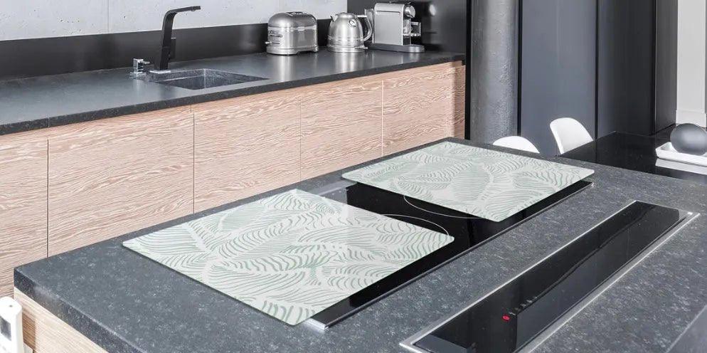 Noodle Board - Palms | Gas & Induction Cook Top Cover | Burner Covers - Festive Fit Home