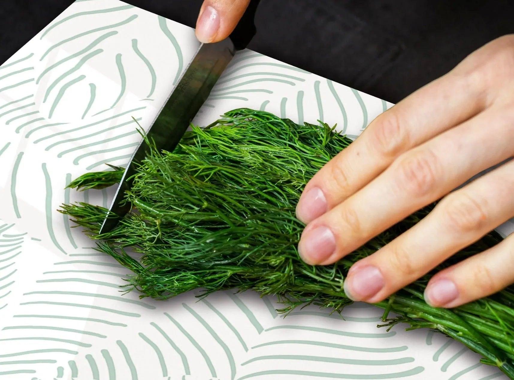 Noodle Board - Palms | Gas & Induction Cook Top Cover | Burner Covers - Festive Fit Home