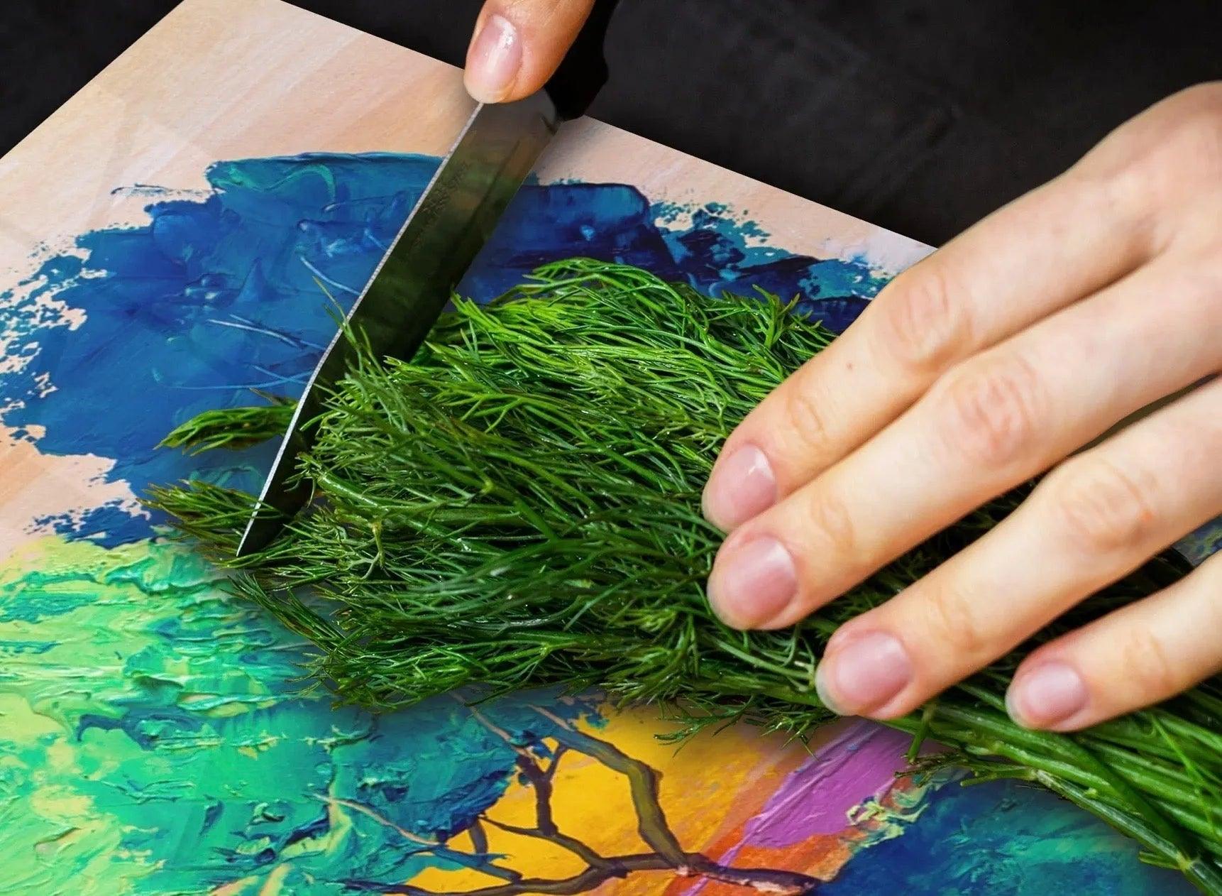 Noodle Board - Vivid Landscape | Gas & Induction Stove Top Cover - Festive Fit Home