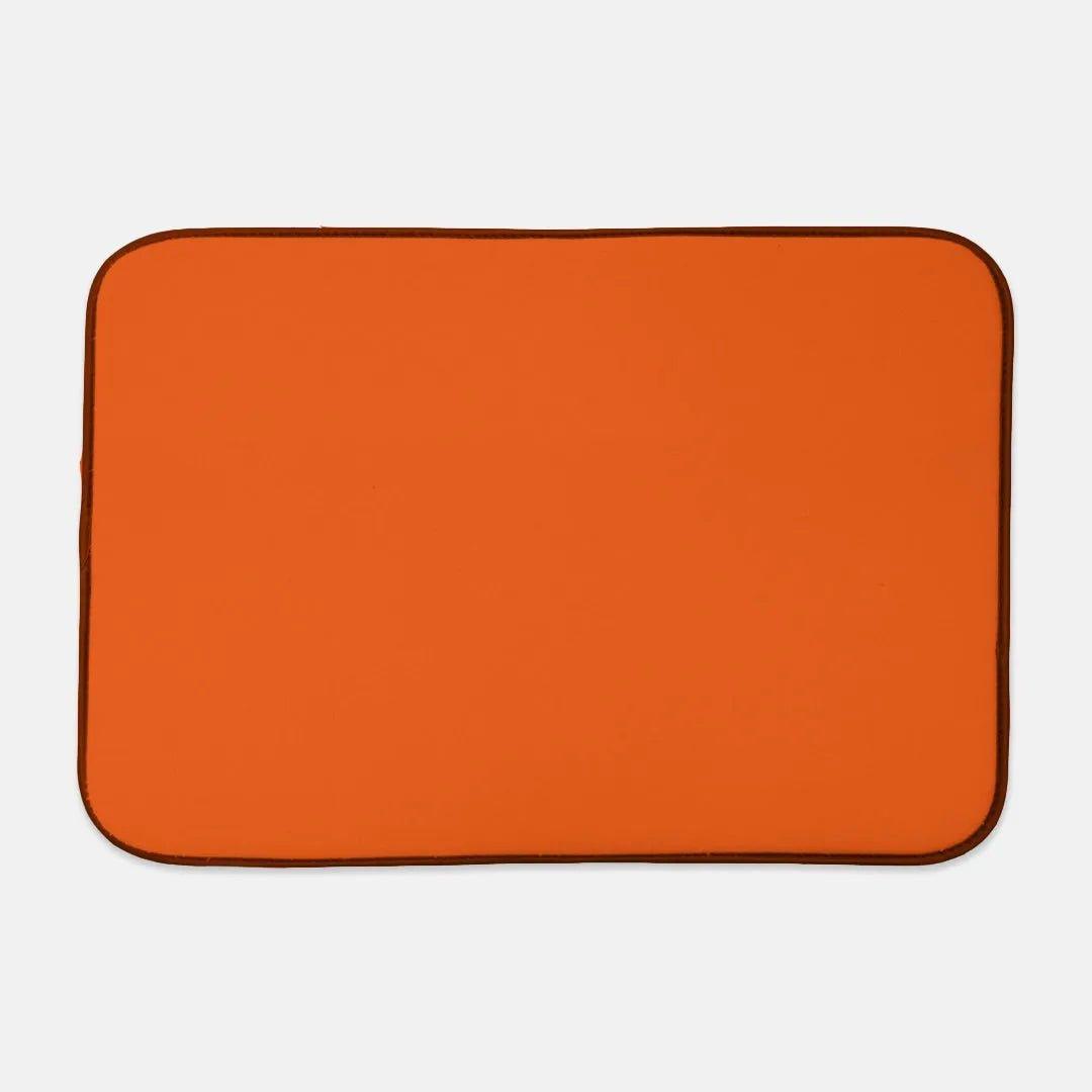 Orange Dish Drying Mat - Festive Fit Home