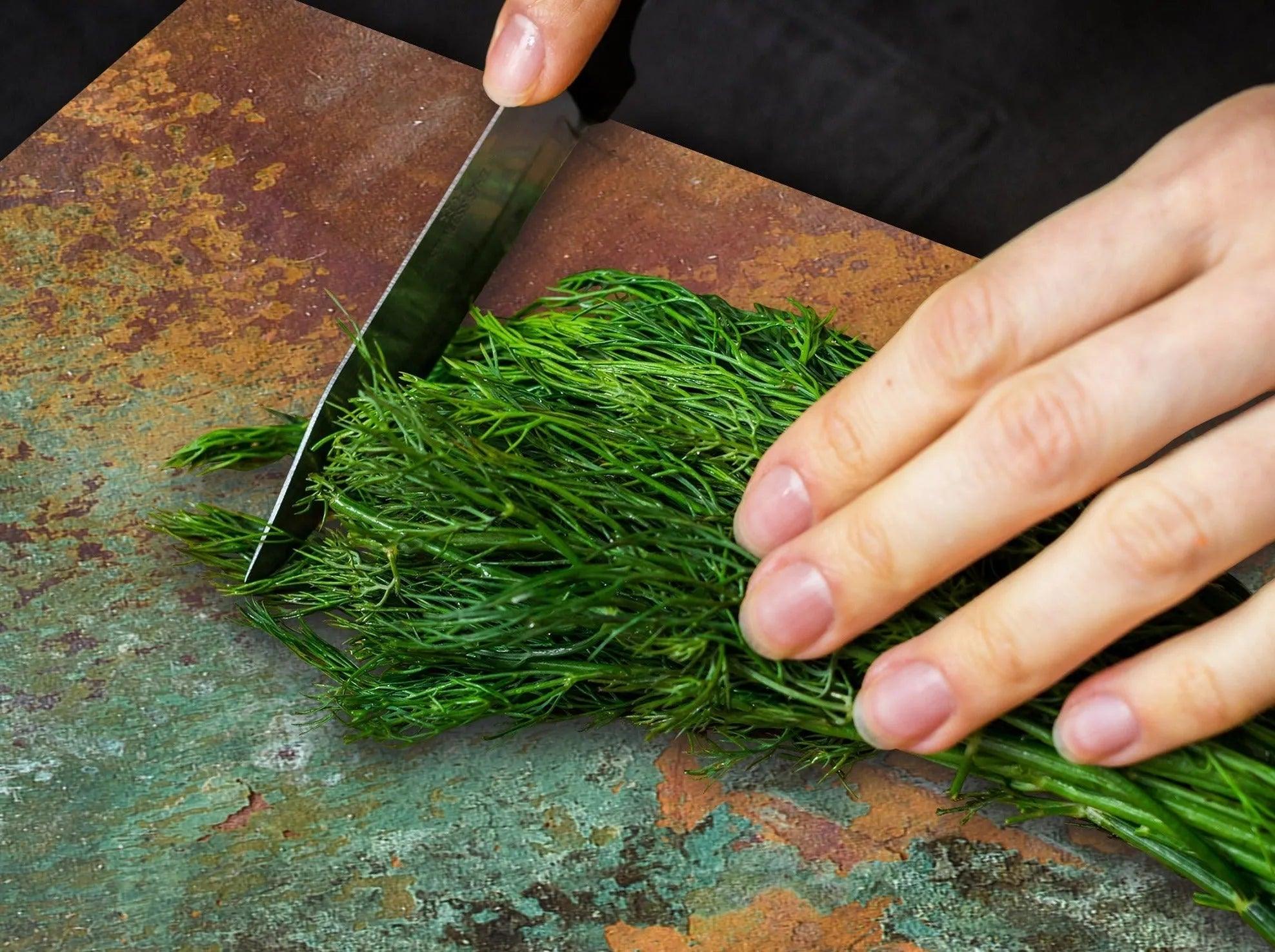 RV Small Stove Top Cover & Cutting Board - Rust Bronze & Green - Festive Fit Home