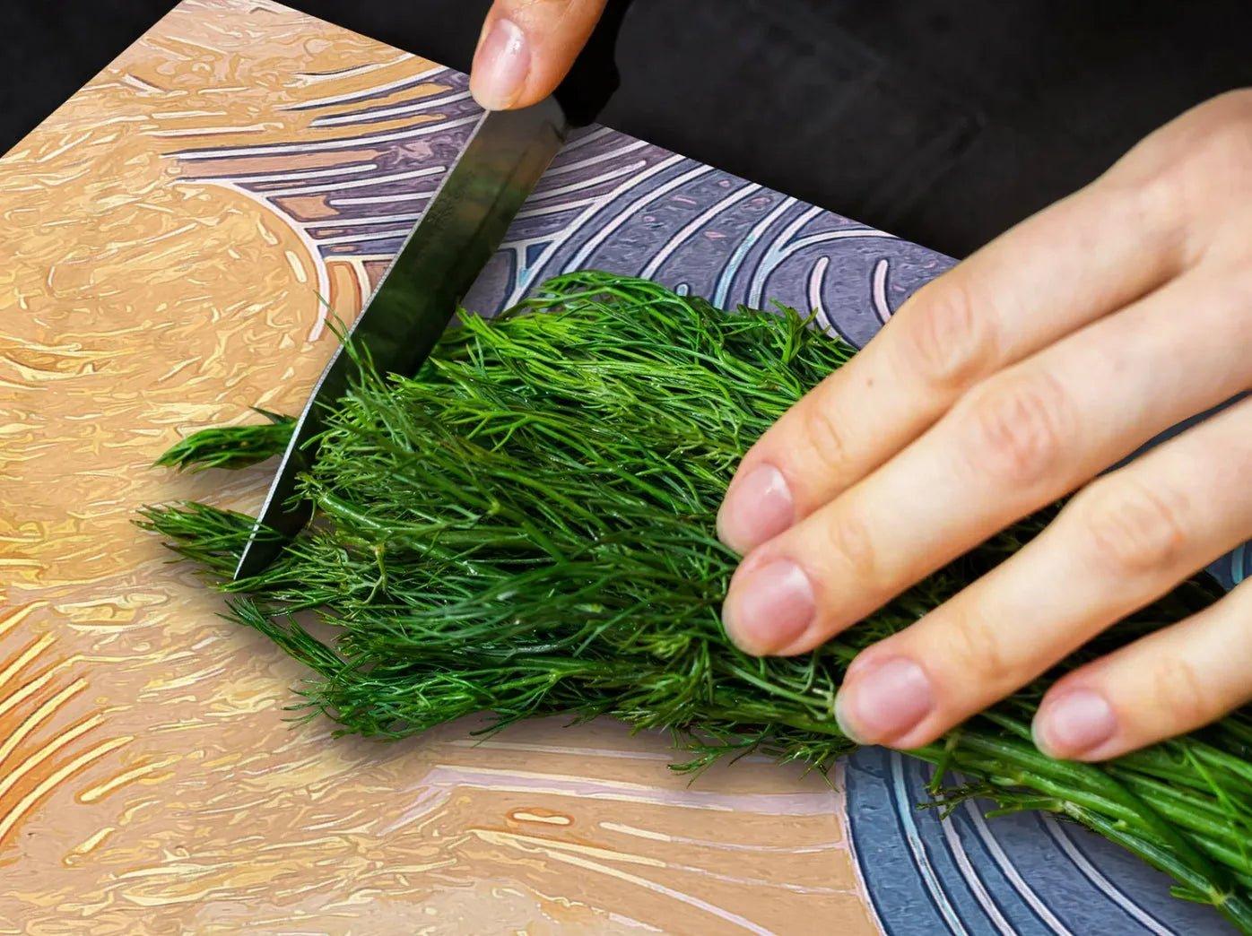 RV Small Stove Top Cover & Cutting Board - Warm Winds - Festive Fit Home