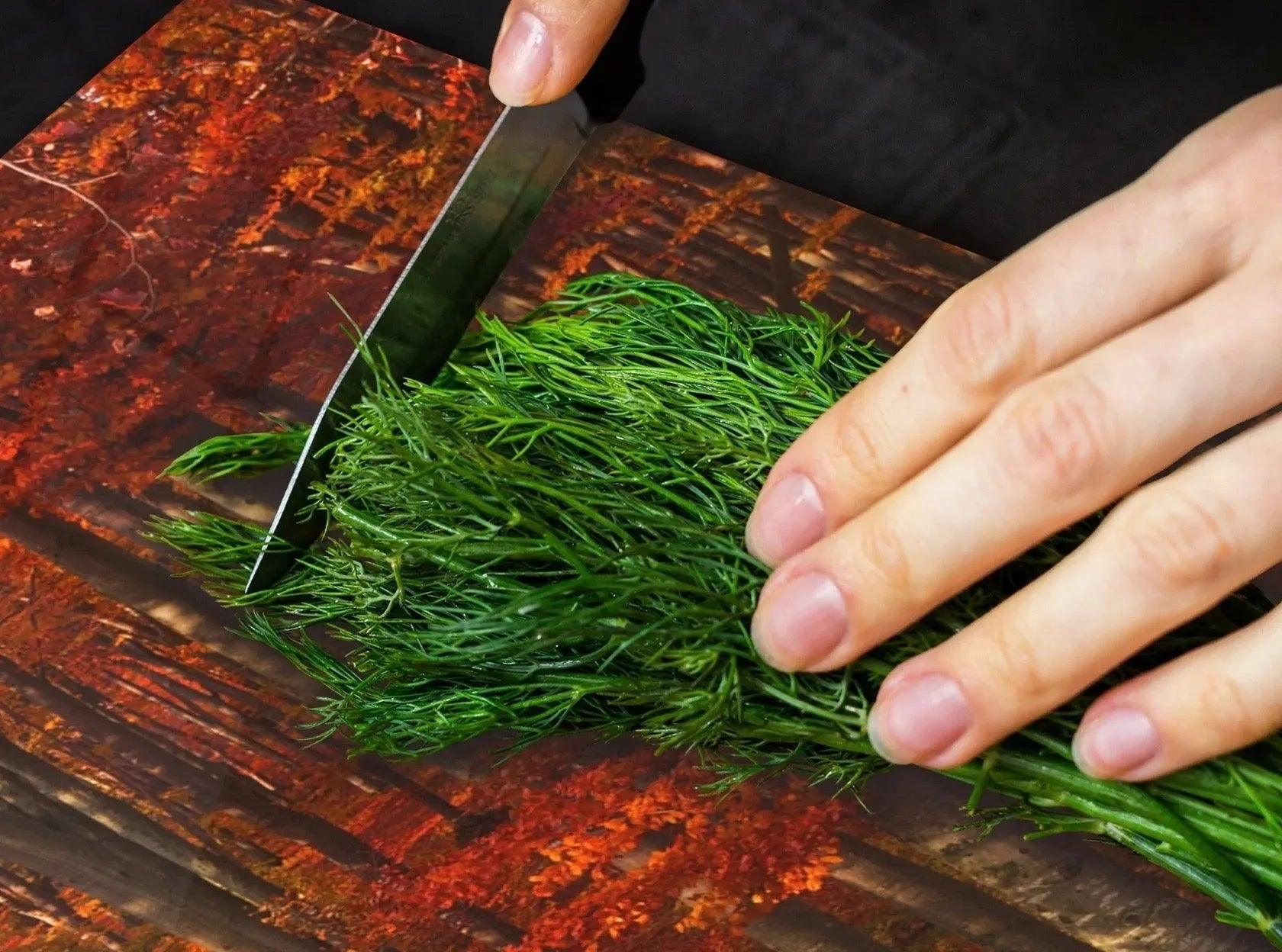 Stove Cover - Red Forest | Noodle Board | Gas and Electric Cook Top Cover | Charcuterie Board - Festive Fit Home