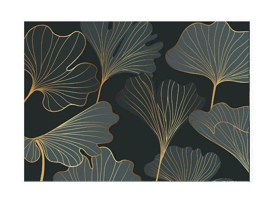 Stove Top Cover - Art Deco Leaf | Gas & Electric Cooktop Cover | Charcuterie Board - Festive Fit Home