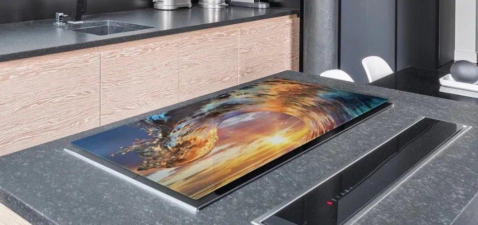 Stove Top Cover - Big Wave | Gas & Electric Cook Top Cover | Noodle Board - Festive Fit Home