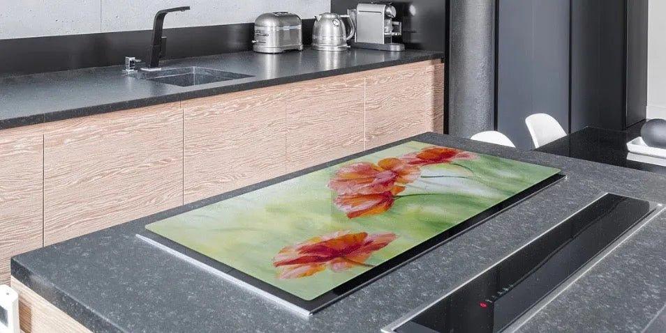 Stove Top Cover - Bright Floral | Gas & Induction Cook Top Cover | Noodle Board - Festive Fit Home