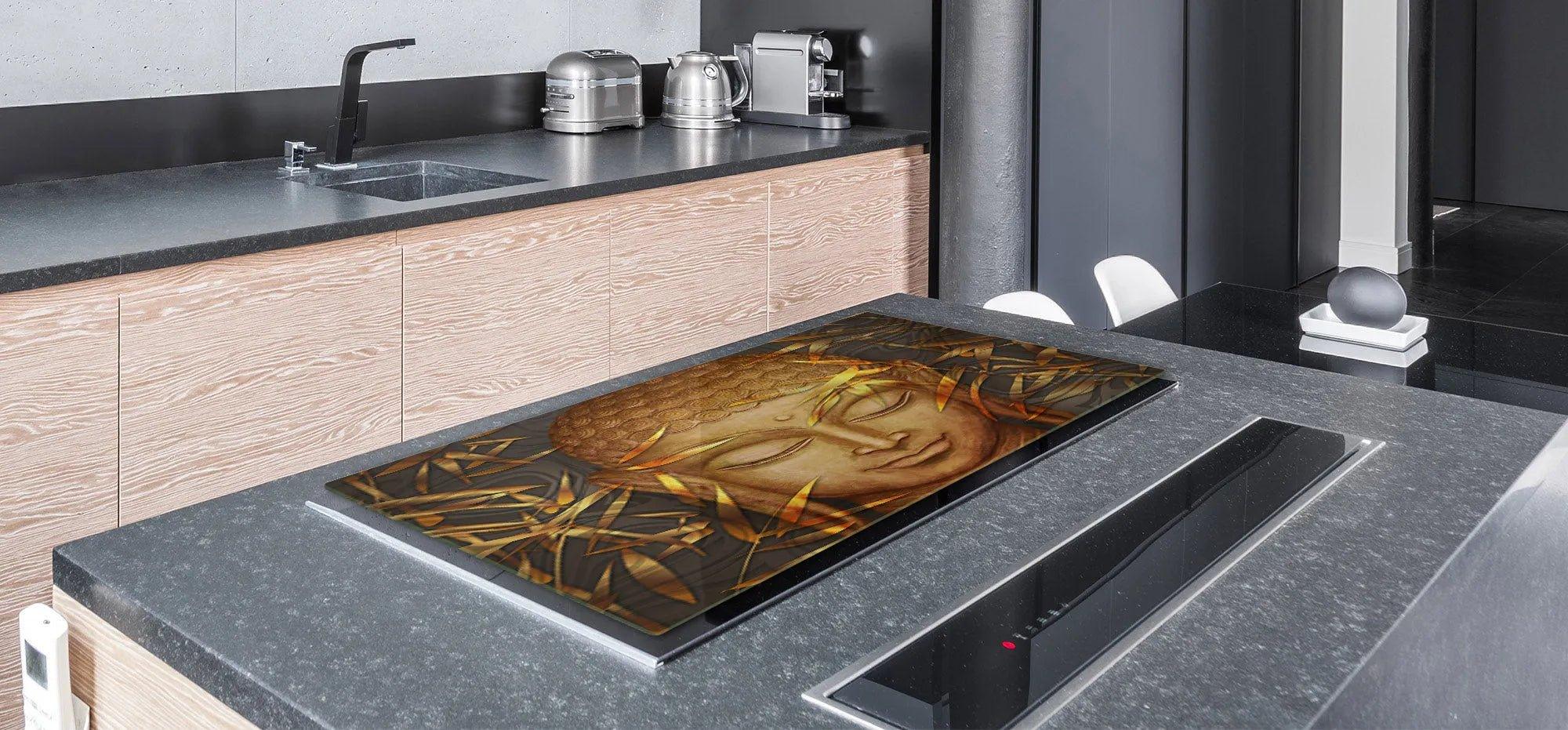 Stove Top Cover - Buddha | Gas and Electric Cook Top Cover | Noodle Board - Festive Fit Home