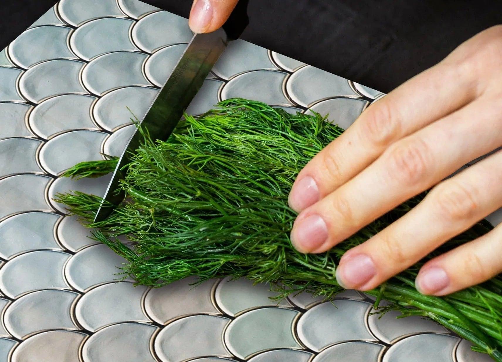 Stove Top Cover - Fish Scales | Gas & Induction Cook Top Cover | Noodle Board - Festive Fit Home