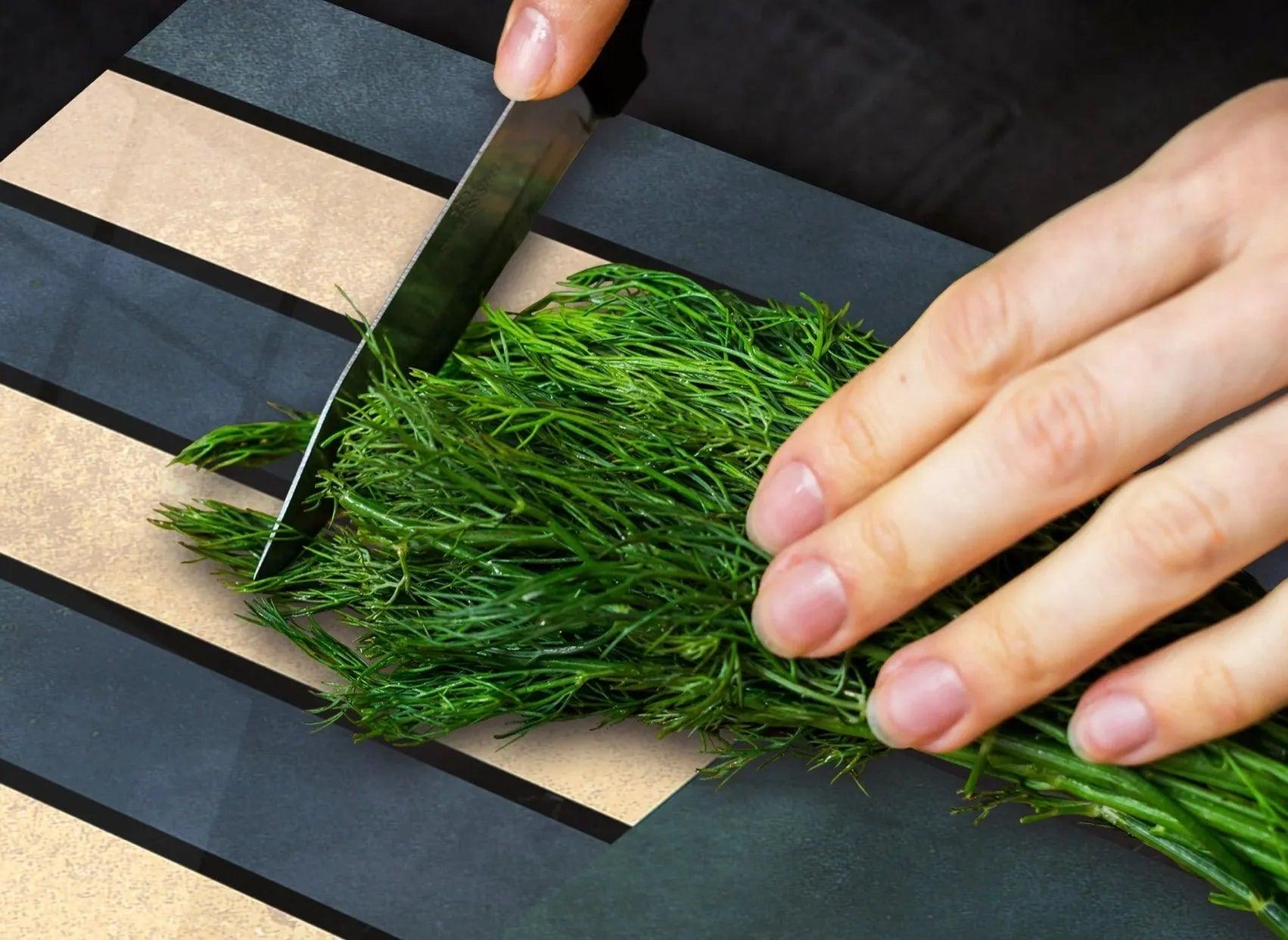 Stove Top Cover - Mixed Tile Style Tempered Glass | Gas and Electric Cook Top Cover - Festive Fit Home