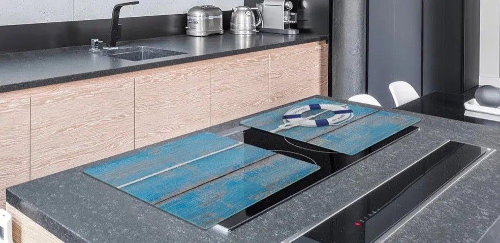 Stove Top Cover - Nautical | Gas & Induction Electric Cook Top Cover | Burner Cover - Festive Fit Home