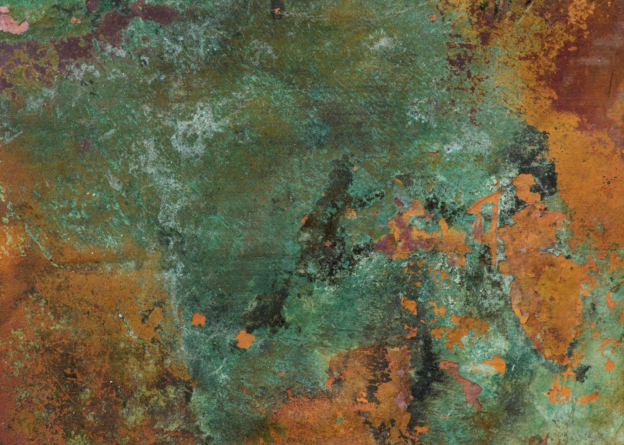 Stove Top Cover - Oxidized Orange & Green | Gas and Electric Cook Top Cover - Festive Fit Home