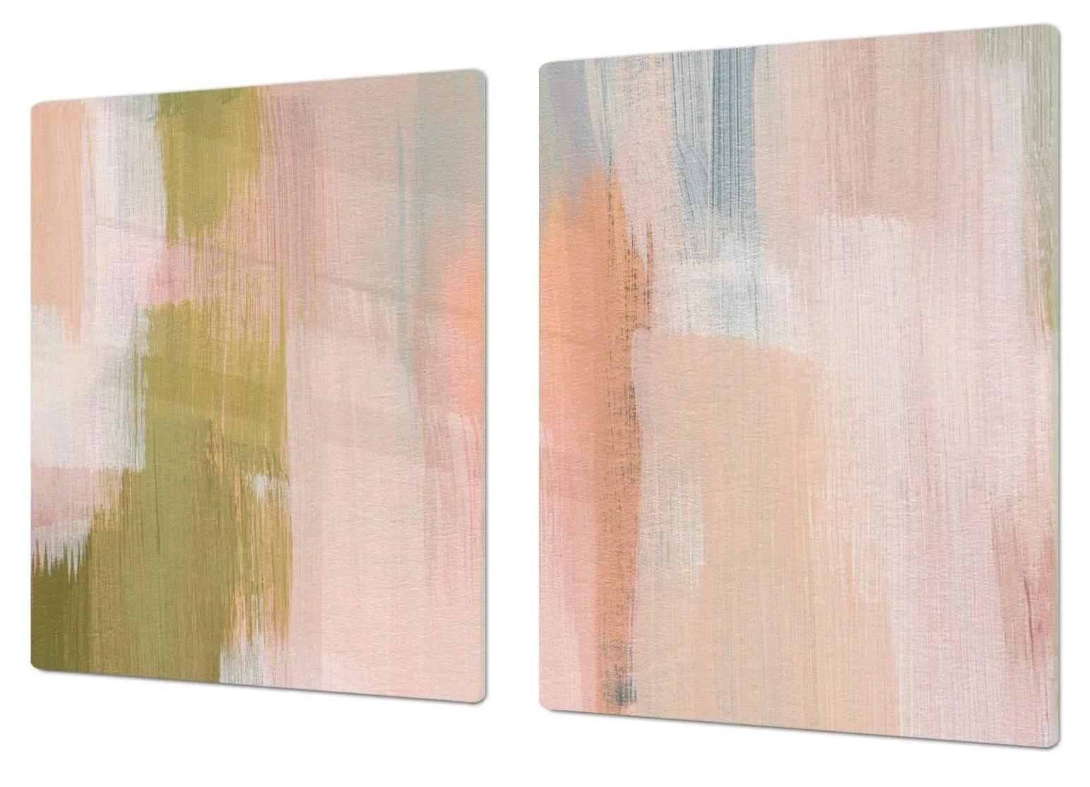 Stove Top Cover - Pastel Wash | Gas & Electric Cook Top Cover | Noodle Board - Festive Fit Home