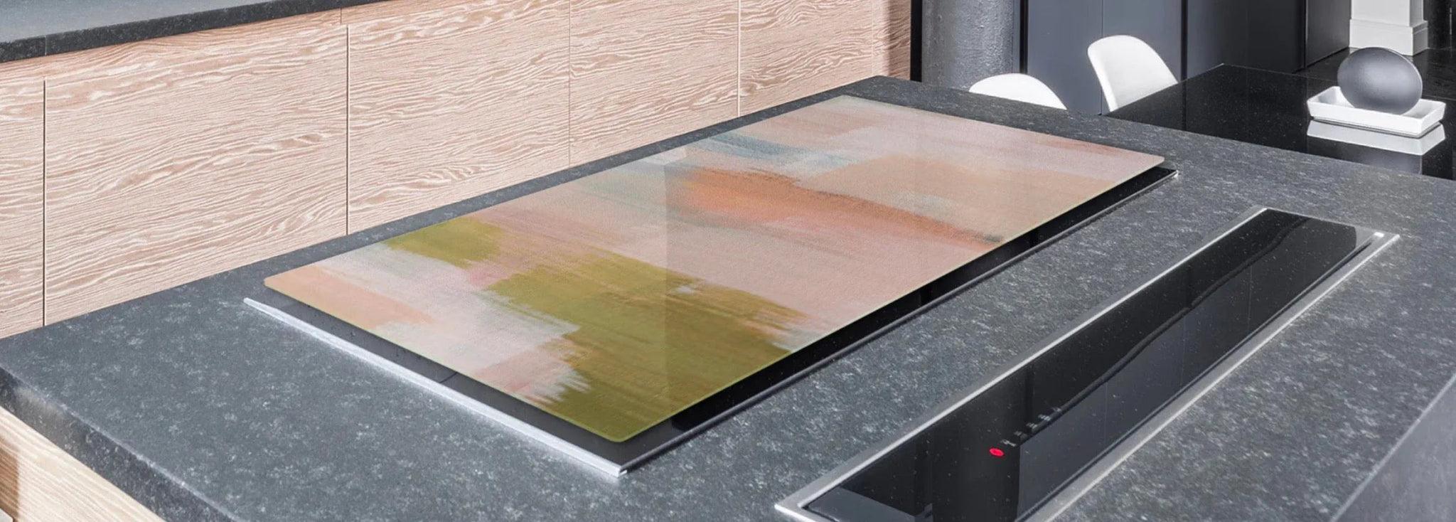 Stove Top Cover - Pastel Wash | Gas & Electric Cook Top Cover | Noodle Board - Festive Fit Home