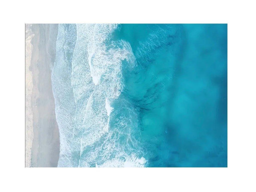 Stove Top Cover - Sea Foam Beach | Gas & Induction Cooktop Cover | Noodle Board - Festive Fit Home