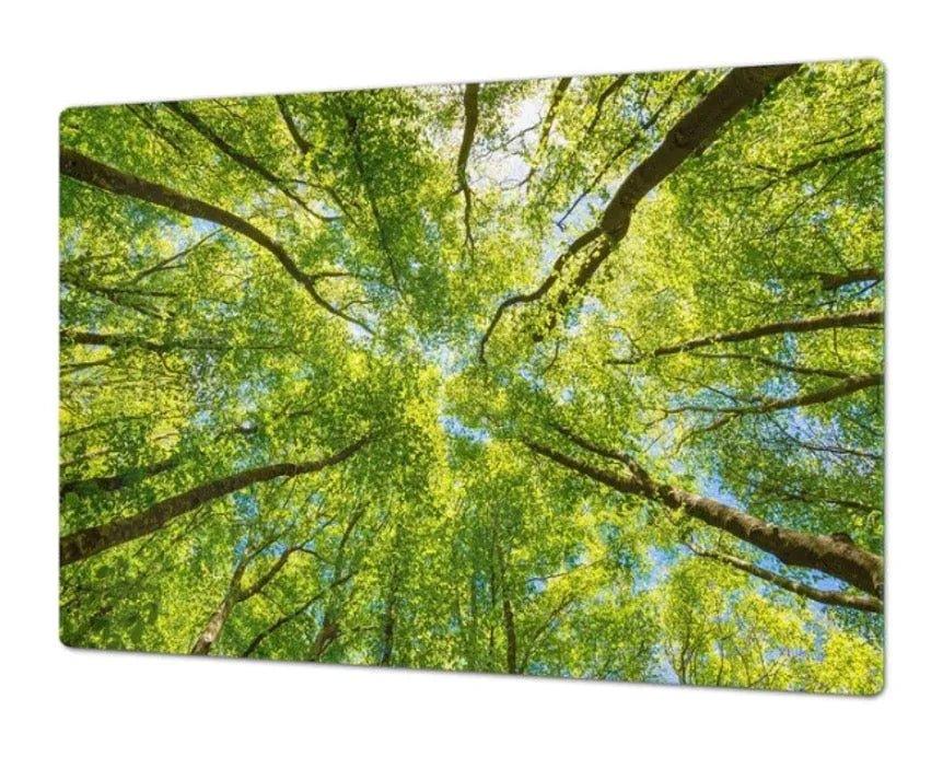 Stove Top Cover - Tall Trees | Noodle Board | Gas & Electric Cook Top Cover - Festive Fit Home