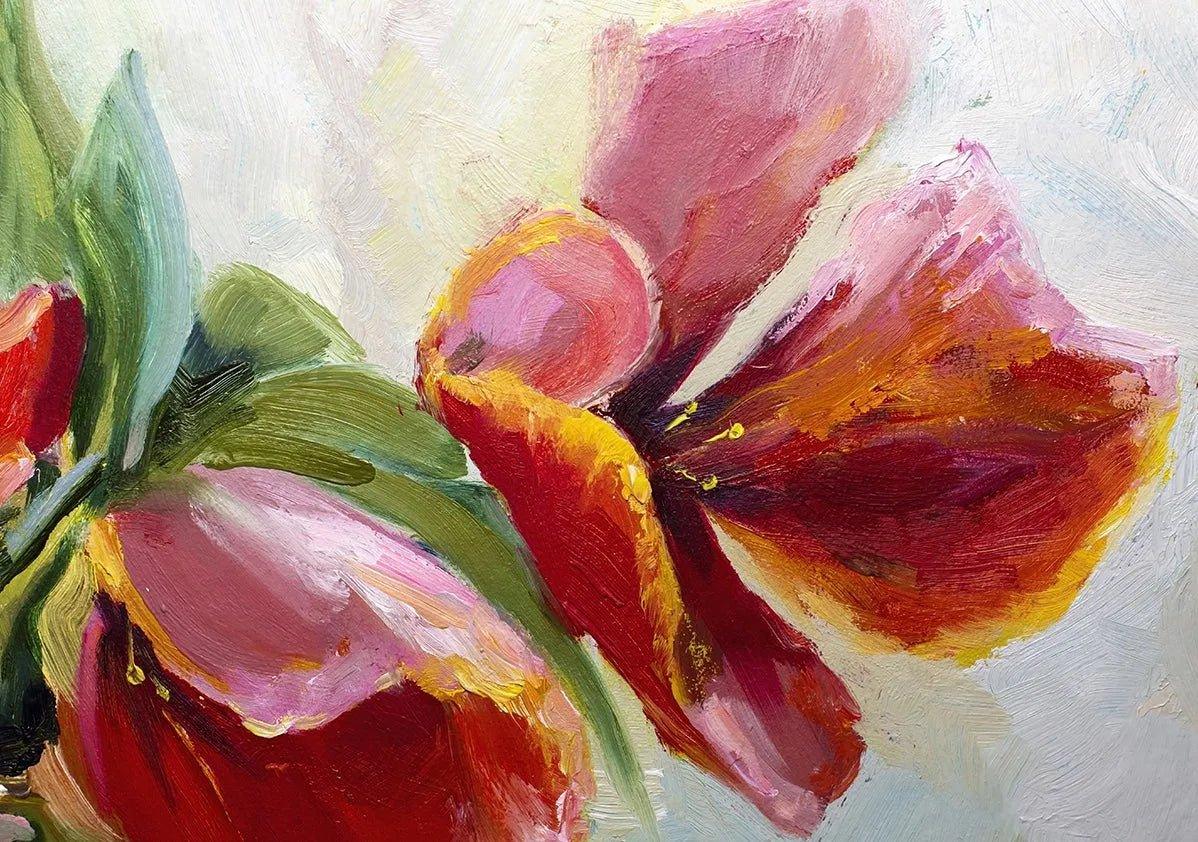 Stove Top Cover - Vibrant Flowers | Gas and Electric Cooktop Cover | Noodle Board - Festive Fit Home