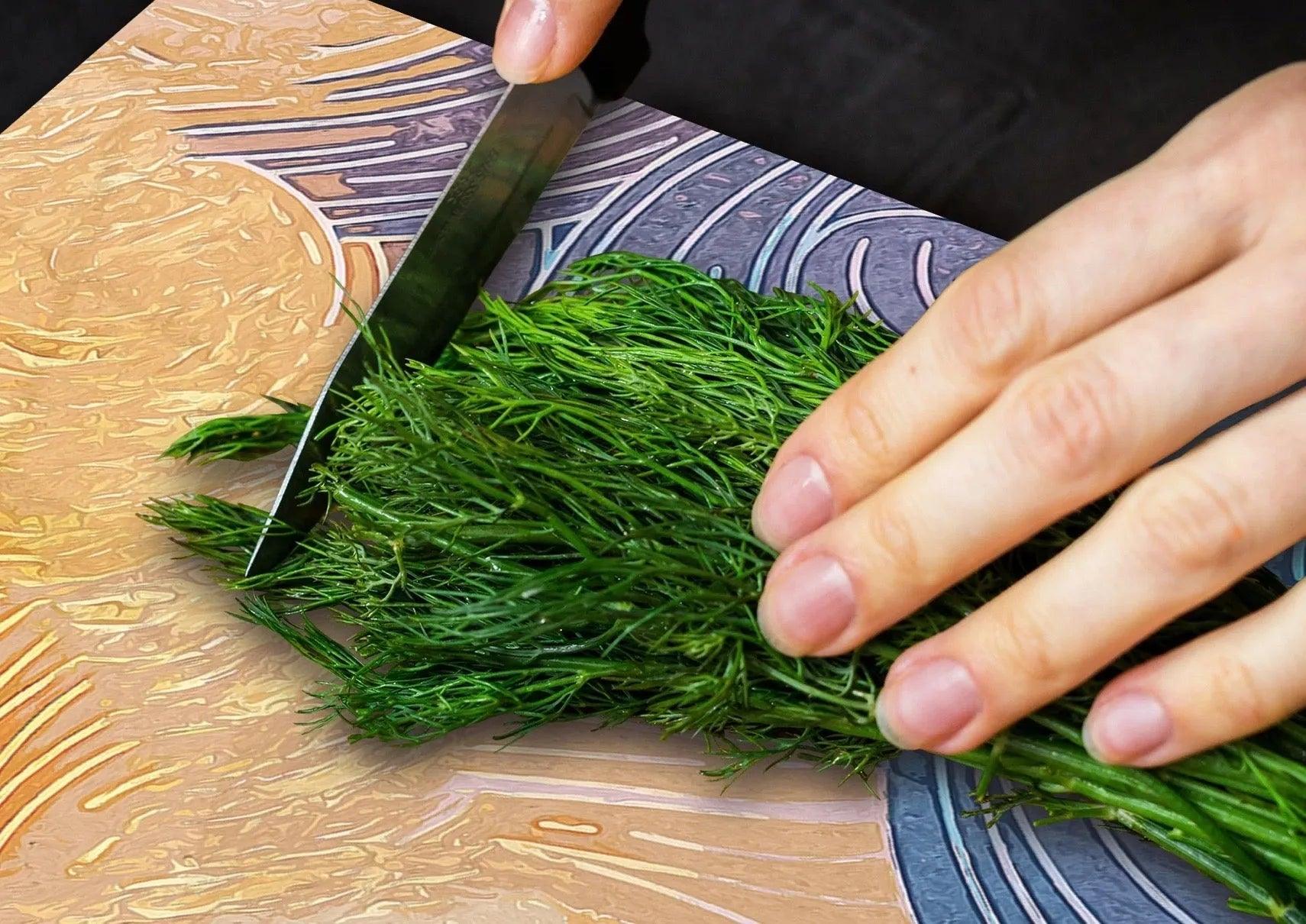 Stove Top Cover - Vibrant Winds | Gas & Induction Electric Cook Top Cover | Noodle Board - Festive Fit Home