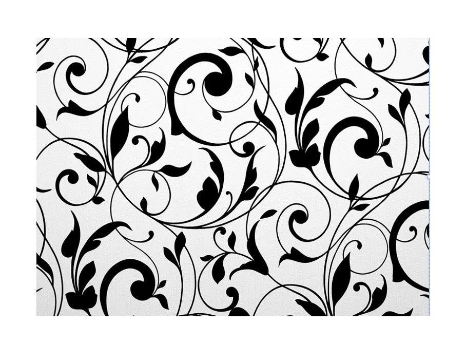 Stove Top Cover - White and Black Scroll | Gas & Induction Cook Top Cover | Noodle Board - Festive Fit Home