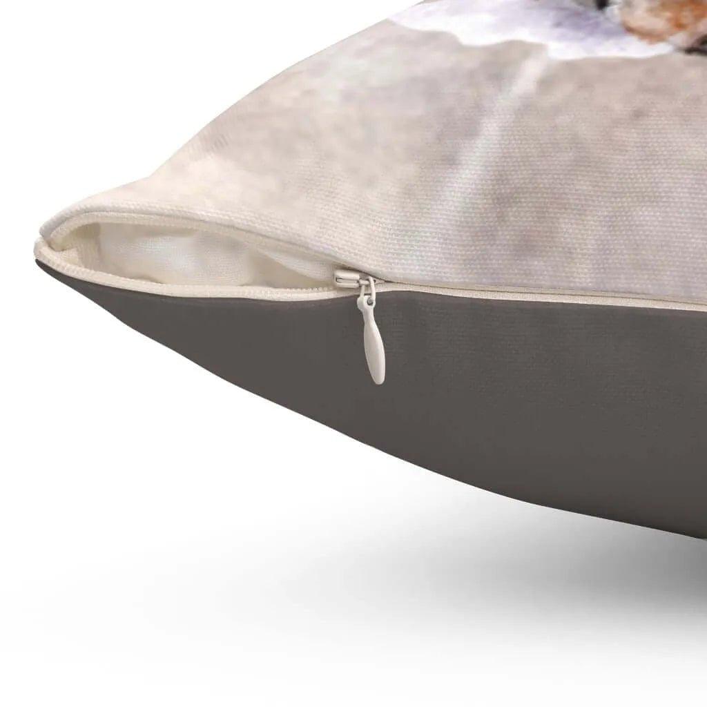 Winter Throw Pillow Cover - Squirrel - Festive Fit Home