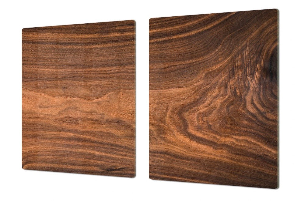 Stove Top Cover - Wood Grain | Burner Cover | Noodle Board