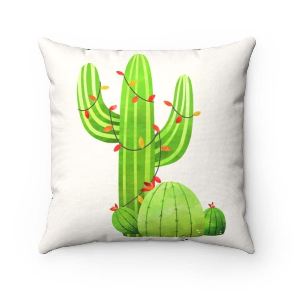 Christmas Cactus Pillow Case - Festive Fit Home