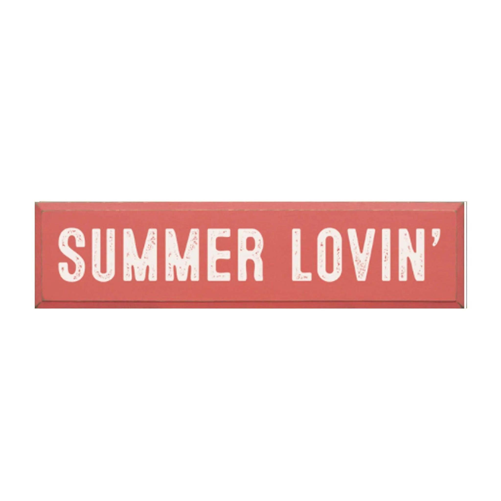 Large Summer Wood Sign Summer Lovin - 9"x36" - Festive Fit Home