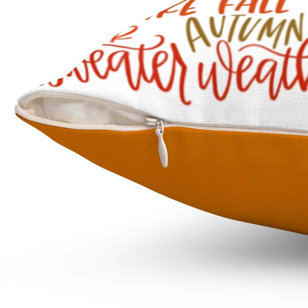 Lyrical Pumpkin Throw Pillow Cover - Festive Fit Home