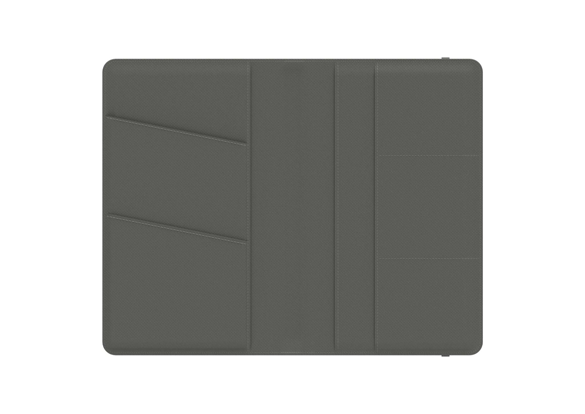 Modern Boho Leaves Personalized Vegan Leather Notebook Folio - Festive Fit Home
