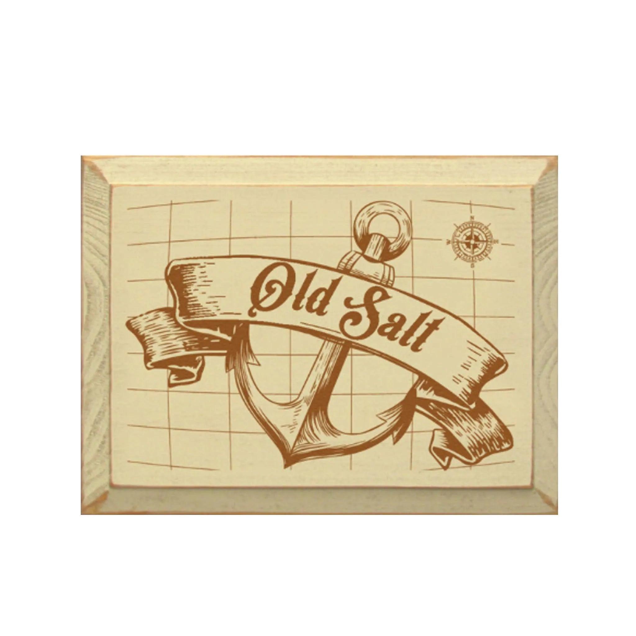 Nautical Sign - Old Salt - 9"x12" - Festive Fit Home