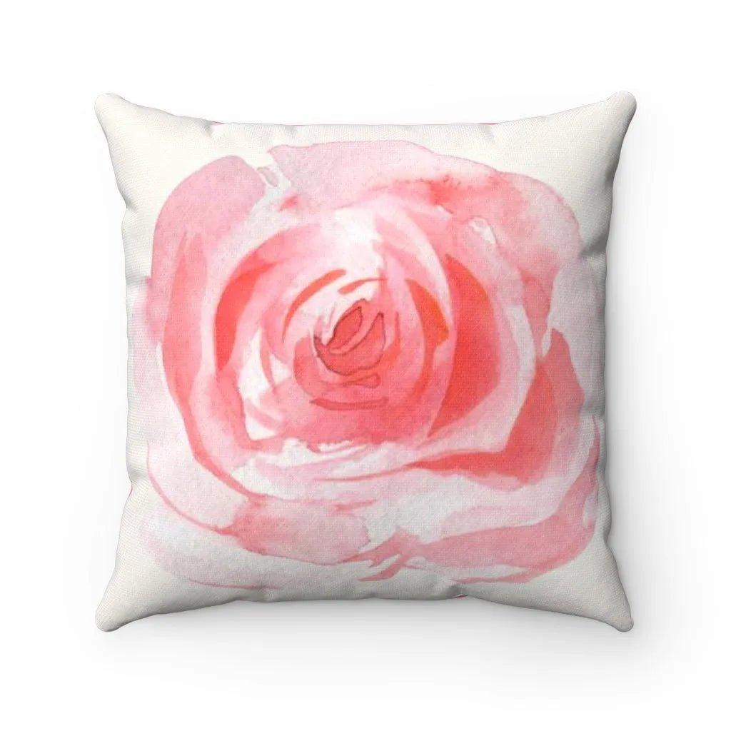 Pink Rose Pillow Cover - Festive Fit Home