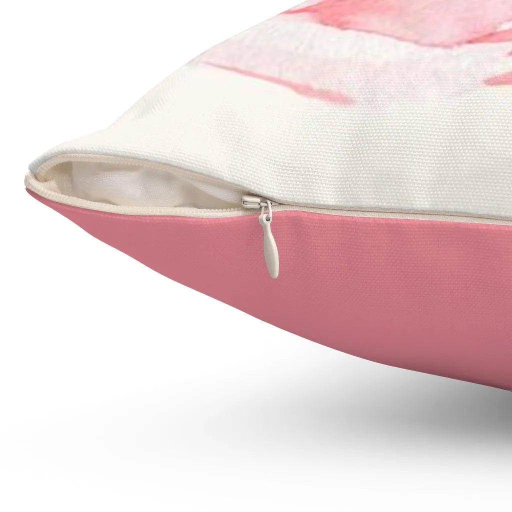Pink Rose Pillow Cover - Festive Fit Home