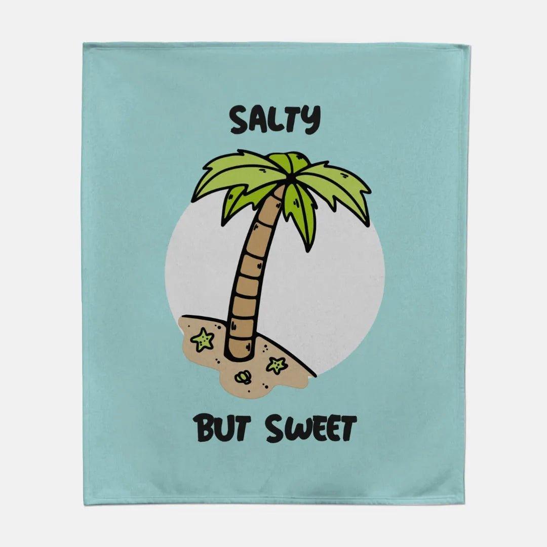Salty but Sweet Sweatshirt Blanket - 50" x 60" - Festive Fit Home