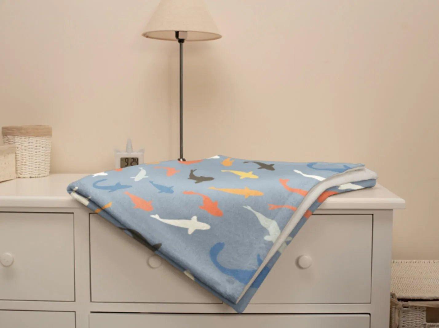 Sharkfest Sweatshirt Blanket - 50" x 60" - Festive Fit Home
