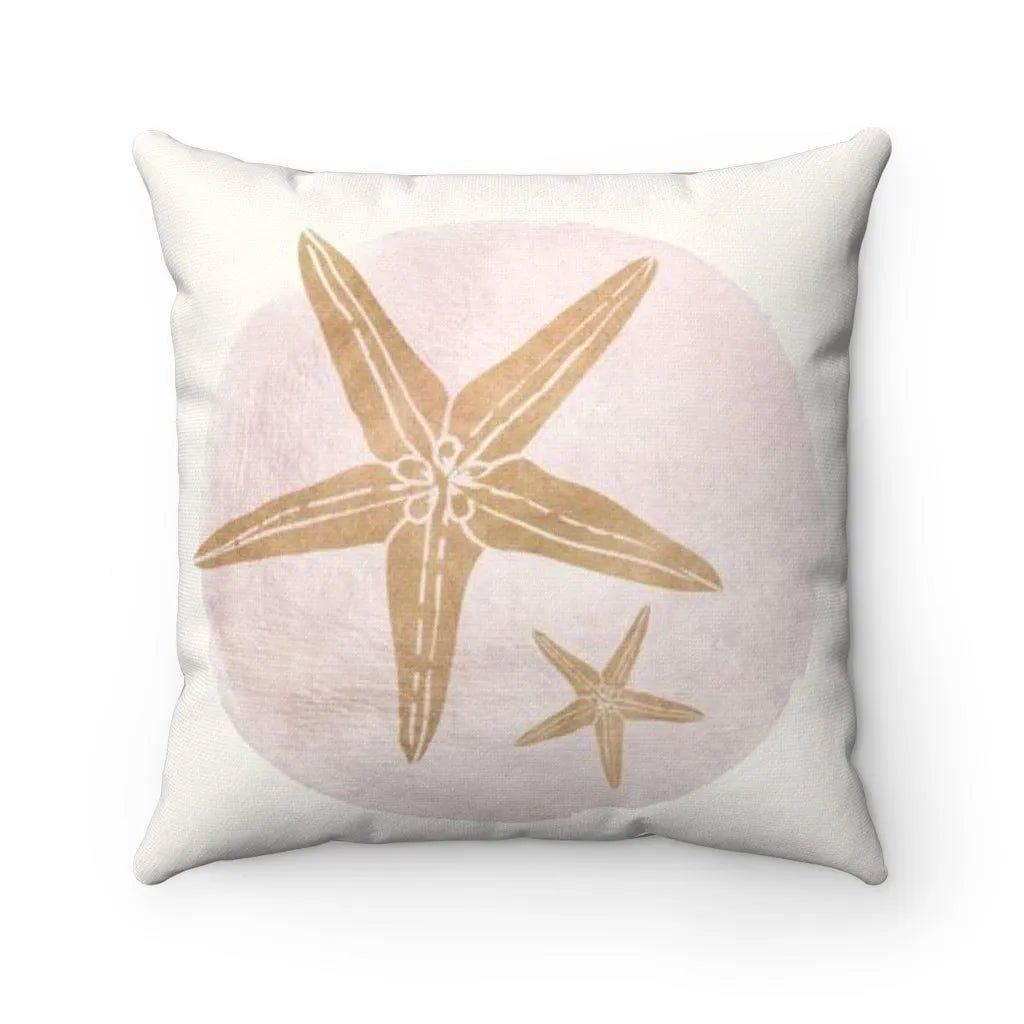 Starfish Throw Pillow Cover - Tan - Festive Fit Home